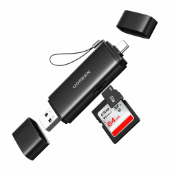 🔥 UGREEN SD 4.0 312 MB/s Kartenleser Aluminium USB 3.0 USB C Dual Stecker Kartenlesegerät SD Card Reader Speicherkartenleser Sd Karten Adapter 🔥