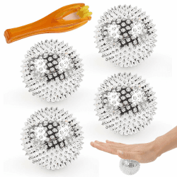 🌟 Deal: 4 Stück Massageball Igelball, Scettar magnetic balls