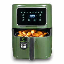 BERGNER MIDNIGHT - PFAS-Freie Heißluftfritteuse 1800W 6.9L 🌟🍳