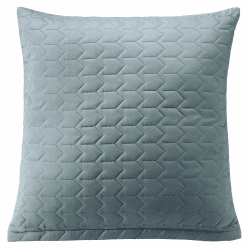 Aqua-Textil Dreamlike Zierkissen 45 x 45 cm Silber Mikrofaser Dekokissen mit Steppung und Komfortschaumfüllung 🌟