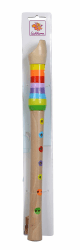 🎶 Eichhorn Musik Holzflöte - Bunte Flöte aus Holz für Kinder ab 4 Jahren