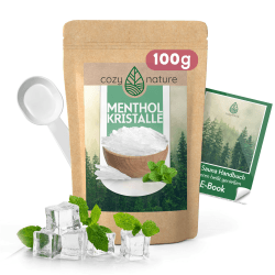 CozyNature® Mentholkristalle | Premium Qualität aus Deutschland 🌿🧖‍♂️