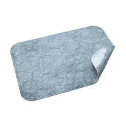 HomeProtect® | Schmutzfangmatte - Türmatte SUPERDÜNN 2 mm, Selbstklebende Fußmatte, Schuhmatte, Fußabstreifer, Türvorleger, Sauberlaufmatte, rutschsicher - waschbar - grau 60x98 cm 👟🧼🏡
