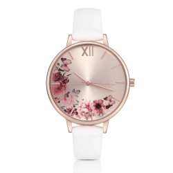 KIMOMT Damenuhren Lederband Luxus Quarzuhren wasserdichte Mode ⌚🌟