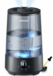 Homvana Luftbefeuchter Schlafzimmer Top-Fill 🌿💧
