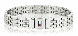 Tommy Hilfiger Jewelry Armband für Herren aus Edelstahl - 2701062 Single ⌚🔵🔴⚪