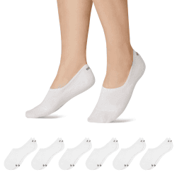 🧦 Snocks Füßlinge aus Bio-Baumwolle 6 Paar - Unsichtbare Sneakersocken