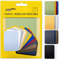 ZEFFFKA Kleider-Flicken zum Aufbügeln - Reparatur und Dekoration in Multicolor