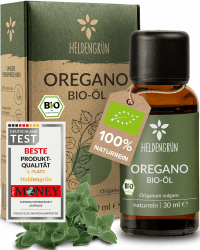 Angebot: Heldengrün® BIO Oregano Öl [HOCHDOSIERT] mit +82% Carvacrol