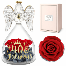 Yamonic Ewige Rose Engel Geschenke für Frauen zum 40. Geburtstag 🌹😇