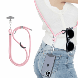 TUSEASY Handykette Universal - 8 mm Handy Umhängeband mit Edelstahl-Halterung 📱💖