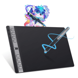 🎨🖊️ HUION Inspiroy 2 L Grafiktabletts | Tragbares Zeichentablett mit 8192 Stufen batterielosem Digitalstift