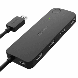 🔥 Deal des Tages! BENFEI HDMI Switch 4 in 1 Out 4K@60Hz 2K@144Hz HDCP 2.3 🔥