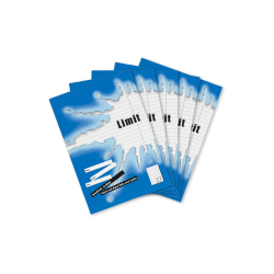 📘📝 Limit Schulheft A4, 16 Blatt, Lineatur 27, liniert mit Rand, 5 Stück 📘📝