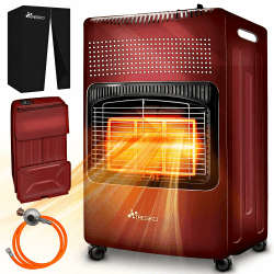🔥🔥🔥 TRESKO 4200 Watt Gasheizung mit 3 Stufen - Gasheizer Gasofen Gasheizofen 🔥🔥🔥