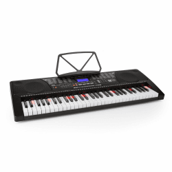 🎹 Schubert Etude Keyboard - Klavier, E-piano, Lern-Keyboard - Schwarz 255 Rhythmen mit USB