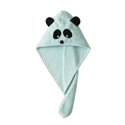 🐼 Haarturban für Kinder und Erwachsene | Mikrofaser Haartrockentuch
