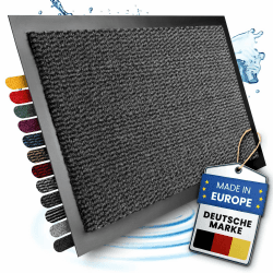 Bodenständig® Saubere Schuhe Dank saugstarkem Stoff Anthrazit Fußmatte 40x60cm