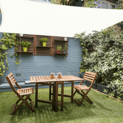 🌞🌿 HAIKUS Sonnensegel 2x3 m Weiß Rechteckig - Premium HDPE UV Schutz