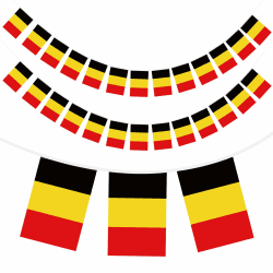 🇧🇪 Belgische Flagge 14 x 21 cm - Perfekt für Sportveranstaltungen!