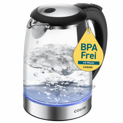 🔥 Angebot! COSORI Glas Wasserkocher 1,7L - 2 Min. Kochzeit ⚡️