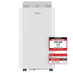 Midea Mobiles Klimagerät Silent Cool 26 Pro WF - 3-in-1 Klimaanlage mit Smart Control und Follow-Me Funktion 🌬️❄️📱