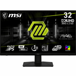 🎮🖥️ MSI MAG 322UPF 32 Zoll 4K Gaming Monitor - UHD 3840x2160, Rapid IPS, 160 Hz, 1 ms, 16:9, HDR 400, Adaptive Sync, schwarz
