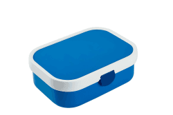 Mepal Brotdose Kinder - Bento Box Kinder - Brotdose Kinder mit Fächern & Gabel - Meal Prep Box mit Clip-Verschluss - BPA-frei & Spülmaschinenfest - 750 ml - Blue Blau 🍱