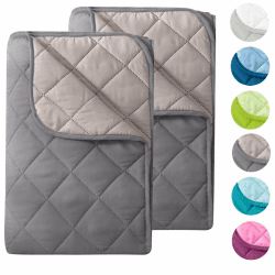 Angebot: 2er Set Microfaser Sommer Steppbett 135x200 - Grau & Hellgrau 😍