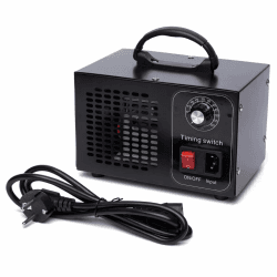 🌬️ Ozongenerator 60,000mg/Std Ozongerät, O3 Ozongenerator Auto Ozon Luftreiniger mit 60Min Timer bis zu für Wohnung, Klima Desinfektion Reiniger Auto Ozone Generator (Schwarz)