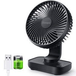 OCOOPA USB Ventilator Ultra Leise - 4000mAh Tischventilator 😎🌬️