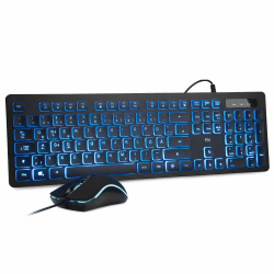 🎮 Rii Gaming Tastatur und Maus Set mit 3 LED Hintergrundbeleuchtung