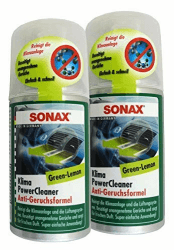 🌟 Super Deal! 2 x SONAX KlimaPowerCleaner Green-Lemmon 100ml 🌿❄️