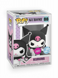 Epic Collectibles Pop Hello Kitty – Kuromi mit Telefon beflockt (Samt-Finish) Chase Variant Exklusive Vinyl-Figur Sammlerstücke Bundle