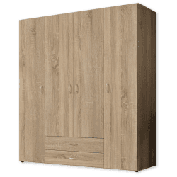🌟 Angebot: Stella Trading BASE Zeitloser Kleiderschrank in Eiche Sonoma Optik 🌟