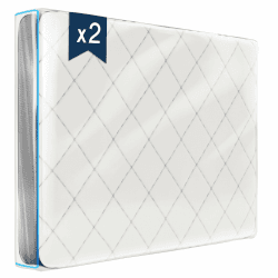 Matratzenhülle Kunststoff - 2er-Set - 90 x 200 (Dicke 30 cm) 😴🔒