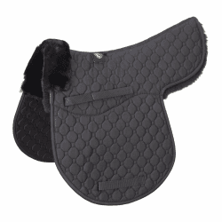 🐎🌟 Merauno Echtes Lammfell Sattelkissen für Dressur und Vielseitigkeit 🌟🐎