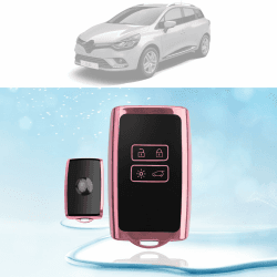 🔑 LUWU Dacia Sandero 3/ Stepway 3 III/Dacia Jogger 2021-2023 2024 Autoschlüssel Hülle Dacia Sandero Stepway 3 TPU Silicone Schlüsselhülle Dacia Sandero 3 Fernbedienungsschlüssel Zubehör (Rosa) - Angebot