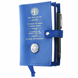 📚🌟 LParkin AA Big Book Cover mit Münzhalter - Premium PU-Leder Umschlag