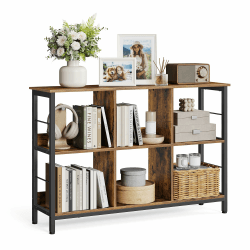 VASAGLE Regal mit 2 Ebenen, Bücherregal, Standregal mit 6 Fächern 📚🏠
