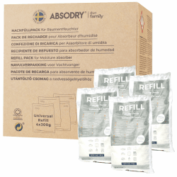 AbsoDry - Luftentfeuchter Nachfüllpack 4x300g 🌬️