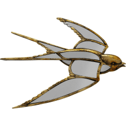 Kare Design Wandobjekt Swallow Mirror, Gold 🕊️