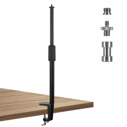 🌟 TARION Tisch Lichtstativ Klemmstativ 35-62cm einstellbar 📸