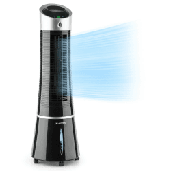 🌬️🌡️ Klarstein Luftkühler 5-in-1 Verdunstungskühler Schwarz Skyscraper Ice 🌡️🌬️