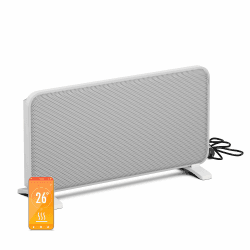 🔥 Blumfeldt Infrarotheizung 2000 W - Wandmontage & Standgerät, Graphen-Heizelement, App & Touch-Steuerung, Thermostat, IP24, Überhitzungs- & Umkippschutz, Weiß 2000 W Smart Weiß - Angebot!