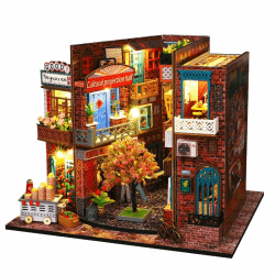 🏠🔨 CRIOLPO Tinyaturhaus-Bausatz FüR Erwachsene - DIY Tinyatur Puppenhaus Bausatz