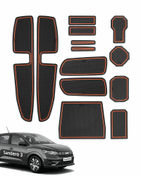 LANGBEAN Antirutschmatten für Dacia Sandero 3 2025 2024 2023 2022 2021 🚗🔥