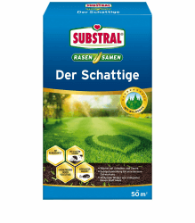 🌿🌳 Substral Rasensamen Der Schattige, Schattenrasen, Premium Rasensamen für schattige Stellen, 1 kg für 50 m² 🌿🌳