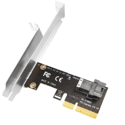 🚀 GLOTRENDS PCI Express 4.0/3.0 X4 Host Adapter Karte mit SFF-8643 Mini-SAS HD 36Pin Anschluss für U.2 (SFF-8639) PCIe SSD