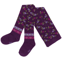 Weri Spezials Baby und Kinder Strumpfhosen für Mädchen Baumwolle mit Ethno Design 💜